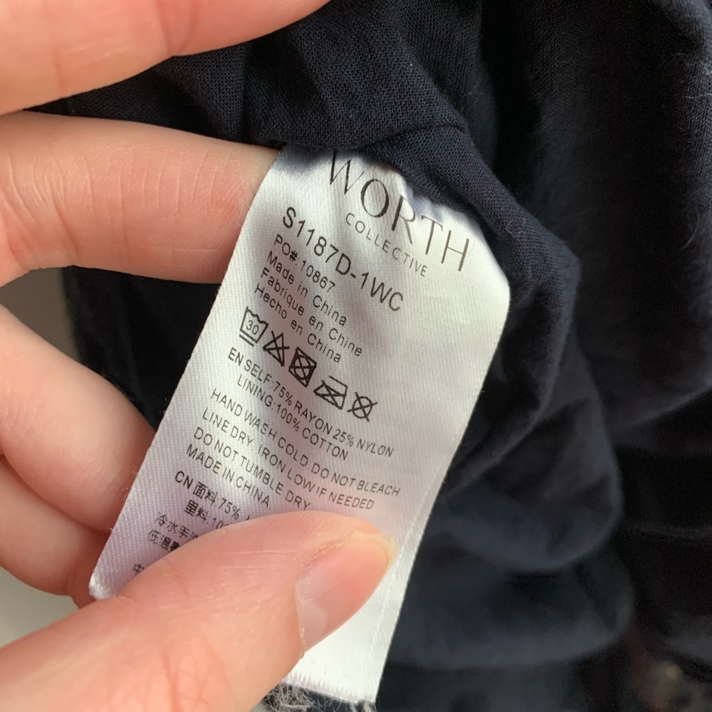 Worth collective emery dress in navy floral - Picture 10 of 11